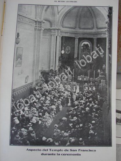 CARTEL ANTIGUO ORIGINAL DE BODA MIER LANDA 1910 / ASM ( BERNARDO S. MIER CUEVAS) - Image 3