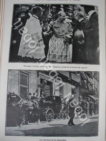 CARTEL ANTIGUO ORIGINAL DE BODA MIER LANDA 1910 / ASM ( BERNARDO S. MIER CUEVAS) - Image 4