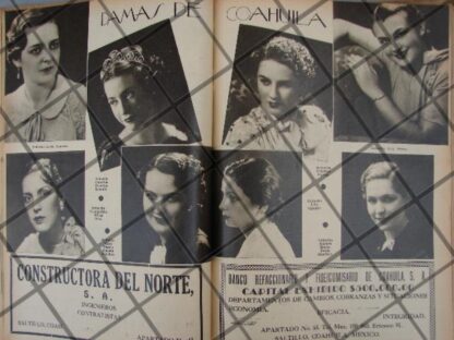 AFICHE ANTIGUO 1936, EL ESTADO DE COAHUILA - Image 2