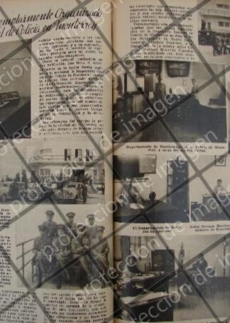 AFICHE ANTIGUO ENRIQUE MORFIN Y LA POLICIA DE MONTERREY 1936