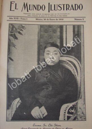 PORTADA ANTIGUA ORIGINAL  1910. CHI SHAN. DIPLOMATICO CHINO EN MEXICO /PLT