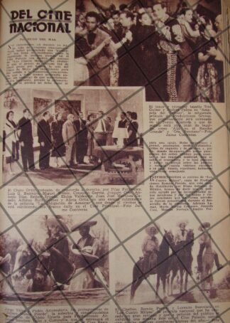 AFICHE ANTIGUO ESTRENAN PELICULA. LAS 4 MILPAS 1936