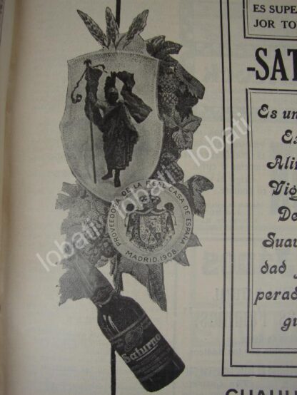 CARTEL ANTIGUO ORIGINAL DE CERVEZAS DE CERVECERIA CUAUHTEMOC 1911 /154 - Image 2
