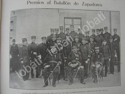 CARTEL ANTIGUO ORIGINAL DE PREMIAN A ZAPADORES POR INCENDIO EN DOS BOCAS 1909 /MILITARIA - Image 2