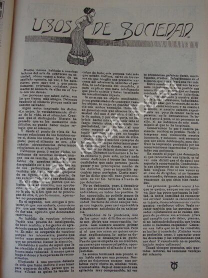 GACETA ANTIGUA " PAGINAS FEMENINAS " /54 - Image 2