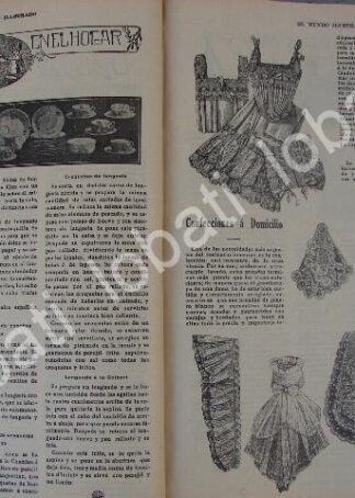 GACETA ANTIGUA " PAGINAS FEMENINAS " /54
