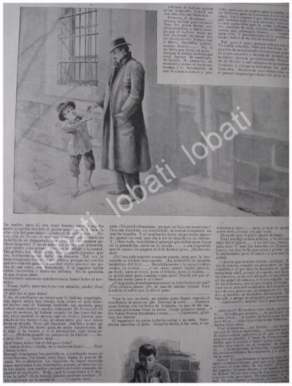 CARTEL ANTIGUO ORIGINAL DE CUENTO INEDITO. HISTORIA DE UN PESO FALSO, MANUEL GUTIERREZ NAJERA 1897 - Image 3