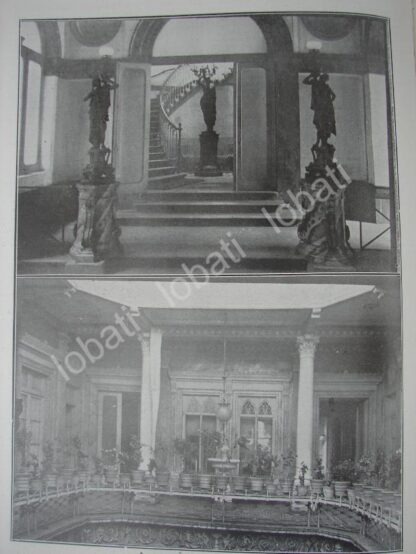 CARTEL ANTIGUO ORIGINAL DE CASA DEL OBISPADO DE LA CIUDAD DE MEXICO 1909 - Image 2