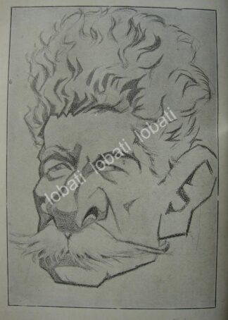 CARICATURA ANTIGUA 1914 LUIS TERRAZAS CUILTY / PLT