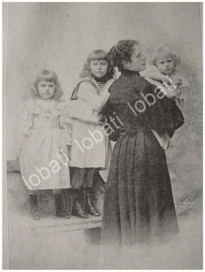 CARTEL ANTIGUO ORIGINAL DE FAMILIA MORAN MARISCAL, IMAGEN DE VALLETO HERMANOS 1897 - Image 2