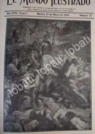 PORTADA ANTIGUA ORIGINAL  1910 LA ASCENSION AL CALVARIO / RLG