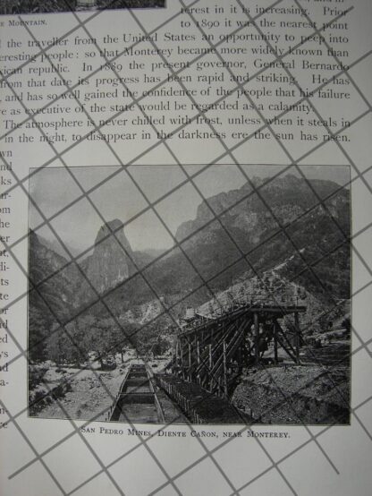AFICHE ANTIGUO. NUEVO LEON Y BERNARDO REYES 1897 - Image 3