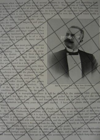 AFICHE ANTIGUO. SAN LUIS POTOSI Y CARLOS DIEZ G. 1897