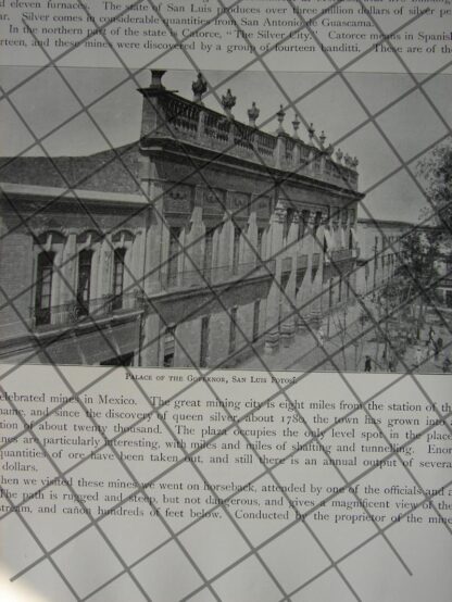 AFICHE ANTIGUO. SAN LUIS POTOSI Y CARLOS DIEZ G. 1897 - Image 2