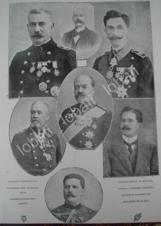 CARTEL ANTIGUO ORIGINAL DE MANUEL MONDRAGON, FELIX DIAZ Y OTROS MILITARES ASCENDIDOS DE RANGO 1909 /MLT