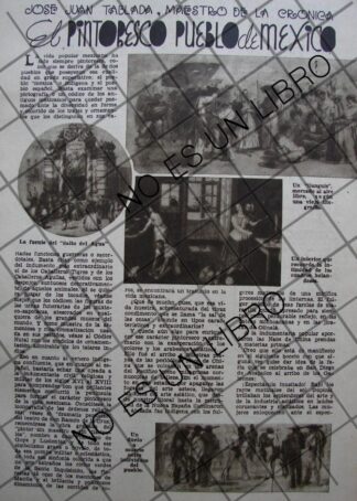 AFICHE ANTIGUO ESCRITOR. JOSE JUAN TABLADA 1937