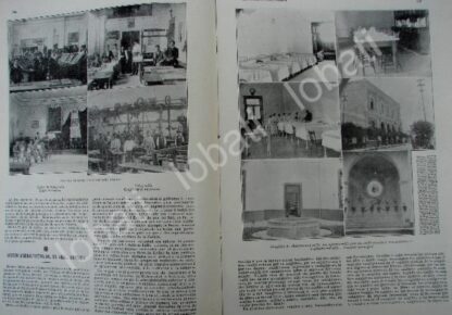CARTEL ANTIGUO ORIGINAL DE REPORTAJE 1909 ESTADO DE MEXICO, GOBIERNO, LUGARES, ESCUELA NORMAL ETC. - Image 8