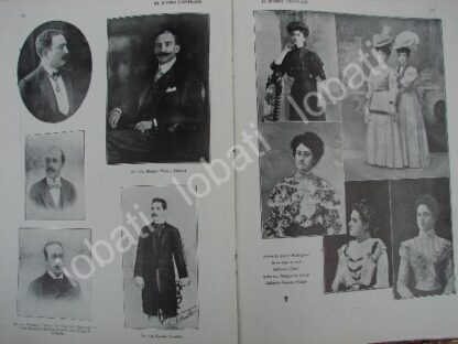 CARTEL ANTIGUO ORIGINAL DE REPORTAJE 1909 ESTADO DE MEXICO, GOBIERNO, LUGARES, ESCUELA NORMAL ETC. - Image 12