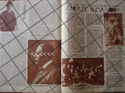 AFICHE ANTIGUO ESCRITOR. JOSE JUAN TABLADA 1937 - Image 6