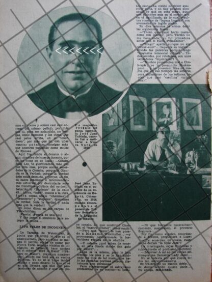 AFICHE ANTIGUO ESCRITOR. JOSE JUAN TABLADA 1937 - Image 7