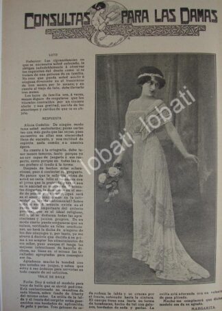 GACETA, REVISTA ANTIGUA " PAGINAS FEMENINAS" 1910 /73