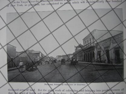 AFICHES ANTIGUOS EL ESTADO DE SONORA 1897 - Image 3