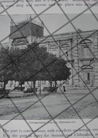 AFICHES ANTIGUOS EL ESTADO DE SONORA 1897