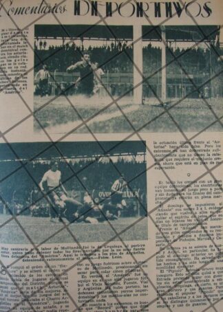 CARTEL ANTIGUO CLUB DE FUTBOL AMERICA 1937
