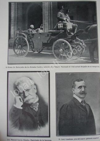 CARTEL ANTIGUO ORIGINAL DE MUERE EL LIC. MANUEL GARCIA MENDEZ Y OTRAS NOTAS 1909 PLT