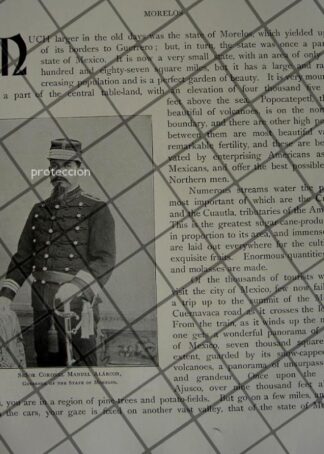 AFICHES ANTIGUOS ESTADO DE MORELOS Y MANUEL ALARCON 1897