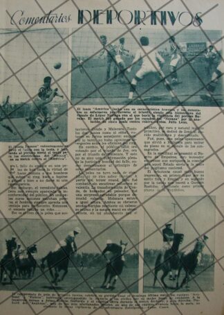 AFICHE ANTIGUO AMERICA VS NECAXA, Y OTROS 1937
