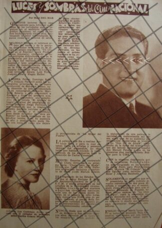 AFICHE ANTIGUO INICIOS DE ARTURO DE CORDOVA 1937