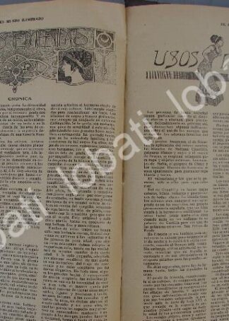GACETA, REVISTA ANTIGUA " PAGINAS FEMENINAS" 1910 /75