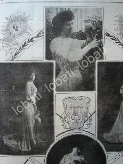 PORTADA ANTIGUA ORIGINAL  1911 JUEGOS FLORALES DE COVADONGA,. MARIA COLOGAN SEVILLA /ASM - Image 3