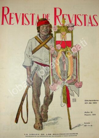 PORTADA ANTIGUA ORIGINAL  1911 INDIGENA LEVANTADO EN ARMAS /RVM
