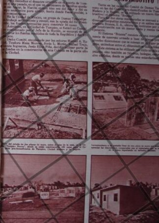 AFICHE ANTIGUO NACE EN TAMPICO LA CASA DE INTERES SOCIAL 1956