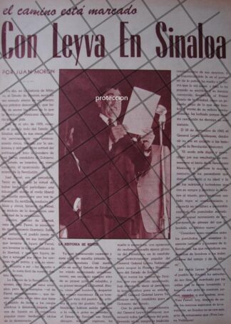 AFICHE ANTIGUO. GABRIEL LEYVA VELAZQUEZ 1956