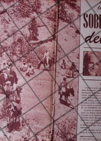 AFICHE ANTIGUO. WALTER REUTER Y EL URANIO DE OAXACA 1956