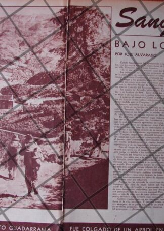AFICHE ANTIGUO EL CASO CALIXTO GUADARRAMA 1956 JOSE ALVARADO