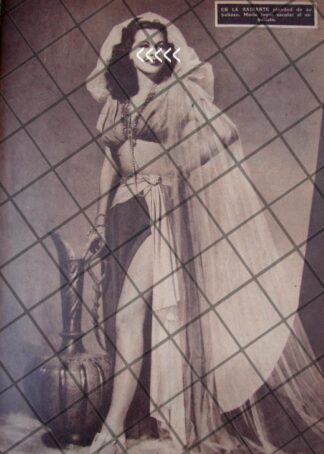 AFICHE ANTIGUO LA ACTRIZ MARIA MONTEZ 1944
