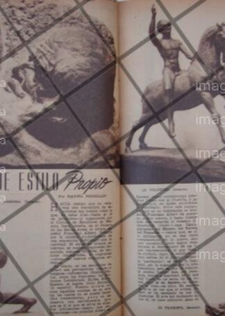 AFICHE RETRO EXPONE ESCULTOR FRANCISCO ALBERT BELLAS ARTES