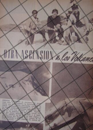 AFICHE RETRO ACLUB ALPINO AGUILA EN EL POPO 1944