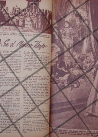 GRABADO ANTIGUO DE JULIO RUELAS 1944 LAS POSADAS