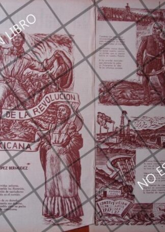 AFICHE RETRO CORRIDOS DE LA REVOLUCION, JOSE LOPEZ BERMUDEZ