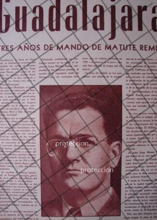 AFICHE RETRO JORGE MATUTE REMUS 1956