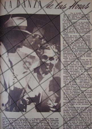 AFICHE RETRO JORGE NEGRETE Y DOMINGO SOLER EN EL REGIS 1943