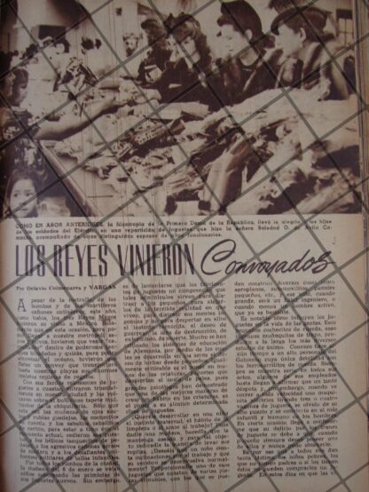 AFICHE RETRO DIA DE REYES EN MEXICO 1943 - Image 2
