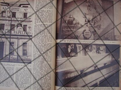 AFICHE RETRO INAUGURAN LA CASA DEL PAPELERO 1944 - Image 2