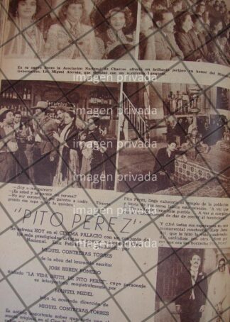 AFICHE ANTIGUO PELICULA, PITO PEREZ 1944