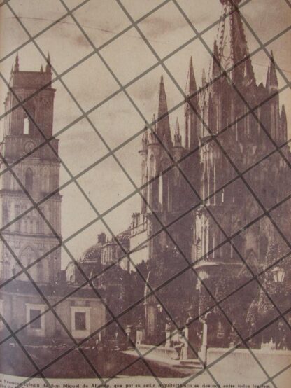 AFICHE ANTIGUO. SAN MIGUEL DE ALLENDE 1944 LA HEROICA - Image 2